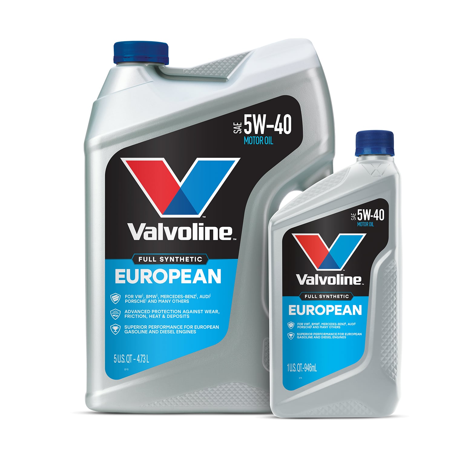 European Vehicle Full Synthetic SAE 5W-40 Motor Oil - Valvoline
